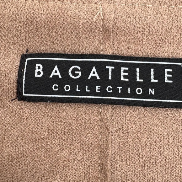 Bagatelle Collection Faux Suede Waterfall Jacket - Picture 5 of 8